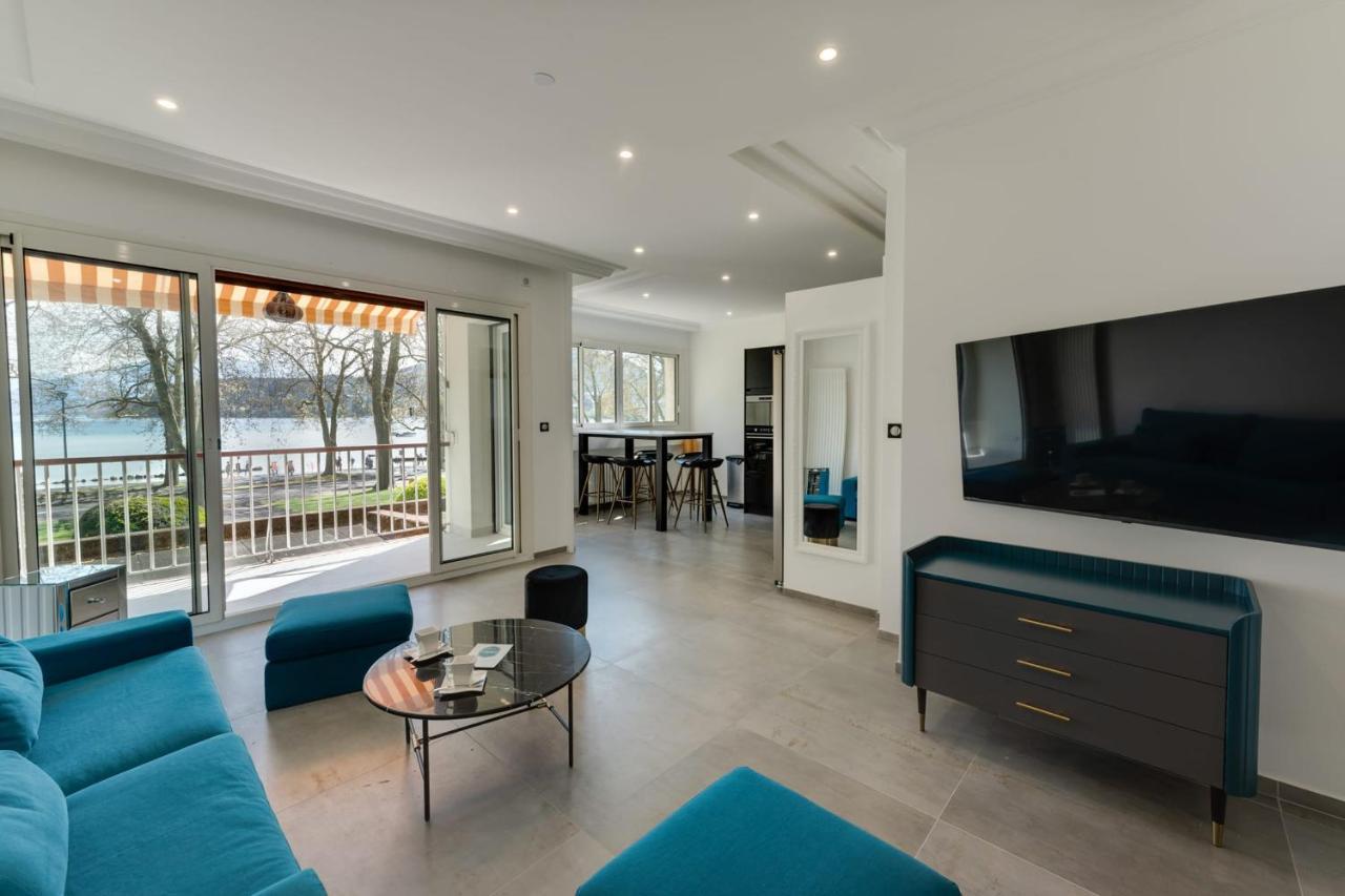 Swan Lake - Design Apartment Facing Lake Annecy Exterior photo